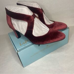 LIFESTRIDE GIOVANNI Pumps SZ 10W Burgundy